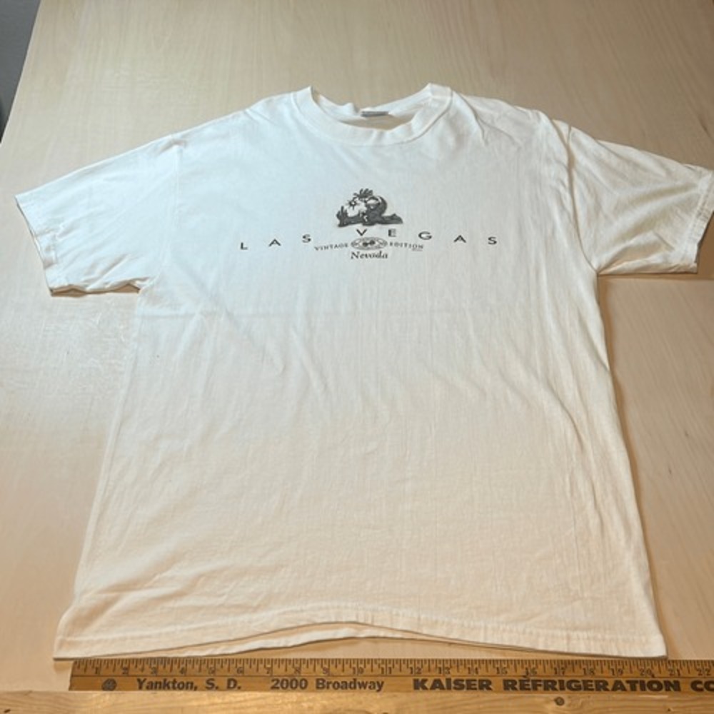 Y2K Las Vegas Nevada print Hanes Heavyweight Tag Adult L